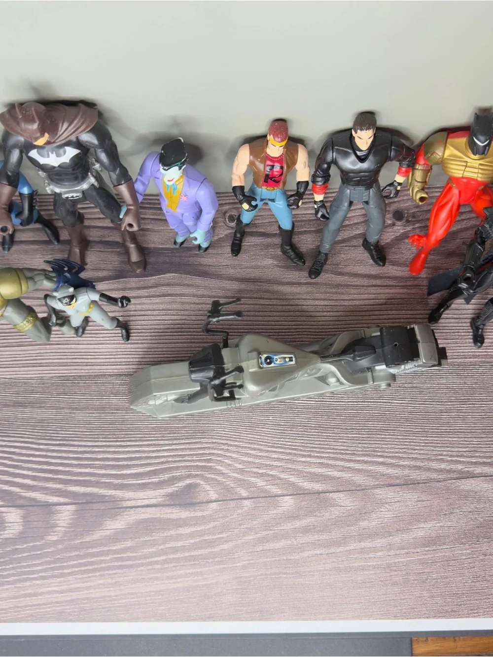 Batman Action Figure Lot Joker Robin Catwoman Legends Batman Robin Cycle